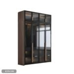 MDF wood wardrobe with melamine layer - KYN-106 - Image 2