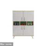 Giovanni wardrobe 90 * 114 MDF wood - Image 2