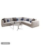 Beech wood corner with linen or velvet fabric - KYN-031 - Image 2