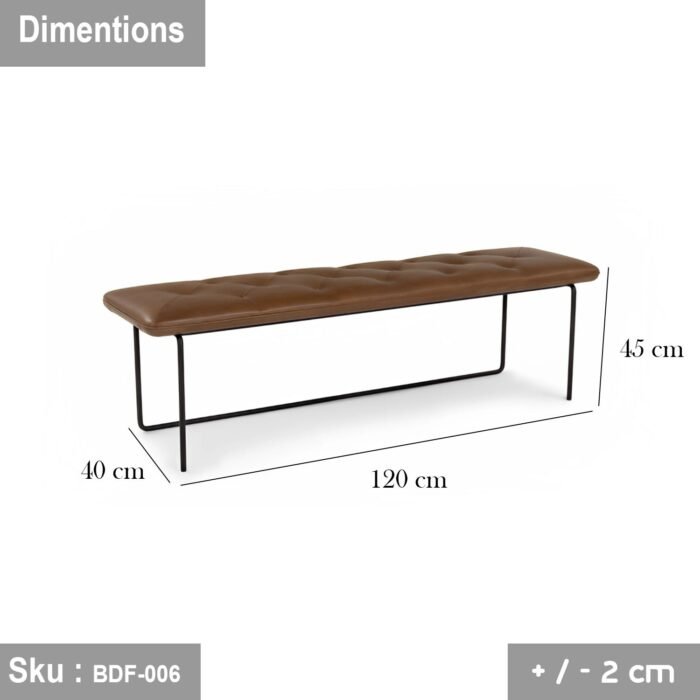 High Quality MDF Wooden Banket - BDF-006 - 120cmX45cm - Image 3