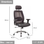 Imported office chair - OMD-263 - Image 3