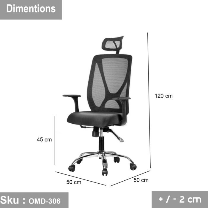 Imported Office Chair - OMD-306 - Image 3