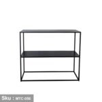 Iron and Melamine wood console - MTC-056 - Image 2