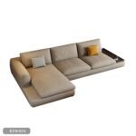 Beech wood corner with linen or velvet fabric - KYN-024 - Image 2