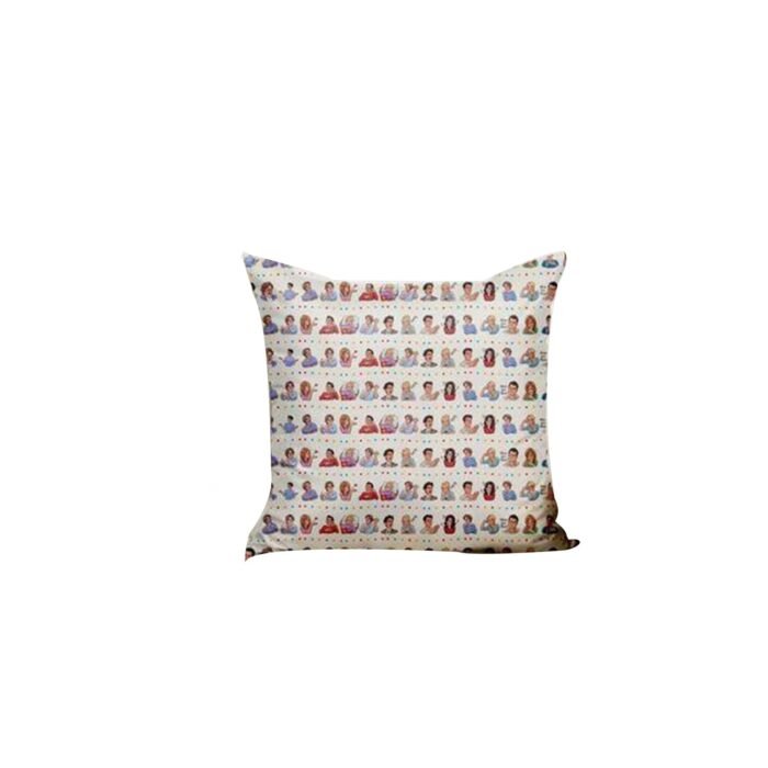 Plush children's pillow in linen - PRV-023 - Image 2