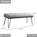 Brelio banquet iron electrostatic paint - Image 2