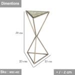 Replace side table 50 * 25 glass - Image 2