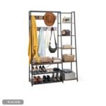 Wooden MDF and metal shoe rack - WAF-038 - Image 2