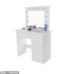 High quality MDF wood dresser with pouf - OSM-055 - Image 2