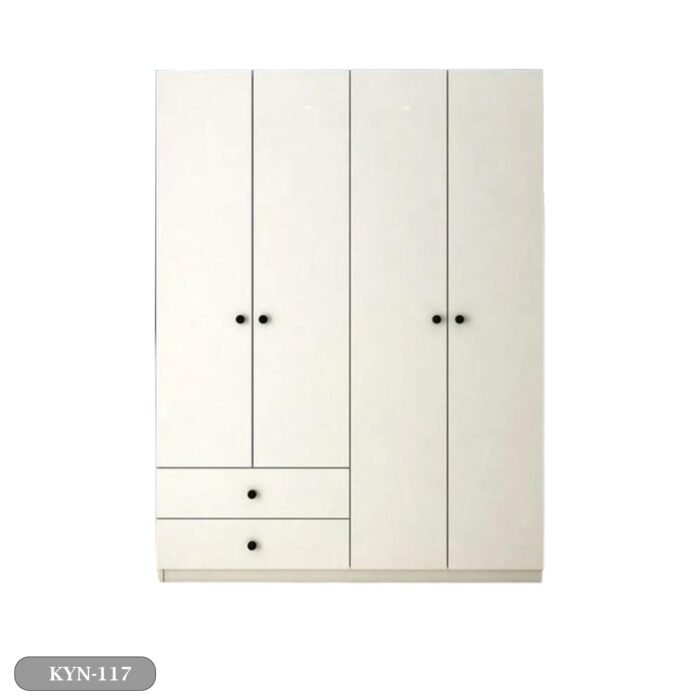 MDF wood wardrobe with HPL layer - KYN-117 - Image 2