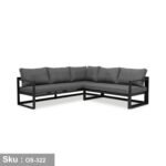 L-shaped aluminum corner and tab- OS-332 - Image 2