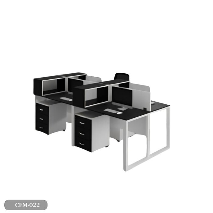 Spanish MDF wood workstation - CEM-022 - Image 2