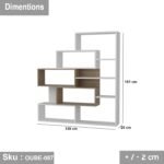 High quality MDF wood bookcase - OUBE-087 - Image 3