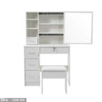 High quality MDF wood dresser with pouf - OSM-050 - Image 2