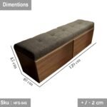 High Quality MDF Wooden Banquette - HFS-045 - Image 2