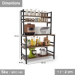 Electrostatic paint metal kitchen storage unit -MTC-142 - Image 3