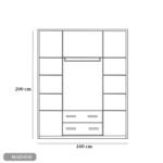 Spanish MDF Wooden Cabinet - MAD-056 - Image 2