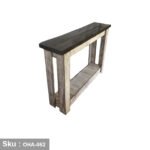 Swedish Wood Console - OHA-062 - Image 2