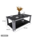 Stainless Steel Coffee Table - ORX-011 - Image 2
