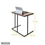 Side table made of MDF wood and metal - WAF-045 - Image 2