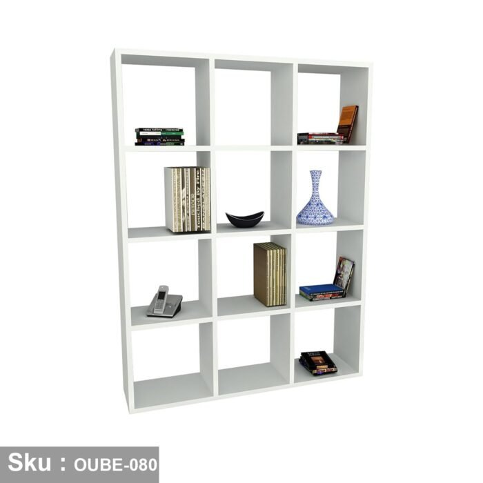 High quality MDF wood bookcase - OUBE-080 - Image 2