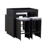 Mavel rattan bar set