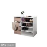 High quality MDF wooden shoe cabinet - OAL-007 - Image 2