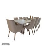 Dining table - 11 pieces of red beech wood - natural wood counter - KYN-178 - Image 2