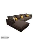 Beech wood corner with linen or velvet fabric - KYN-017 - Image 2