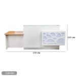 Reception desk - Reception Counter - Spanish MDF wood - CEM-085 - Image 3