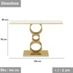 Barentio console iron electrostatic paint - Image 2
