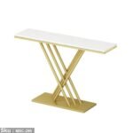 Virgin console, electrostatic paint and marble - Image 2