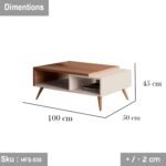 High quality MDF wood coffee table - HFS-035 - Image 2