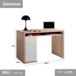 High-quality MDF wooden desk - OAL-016 - Image 3