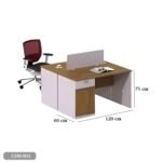 Spanish MDF doubwood workstation - CEM-003 - Image 3