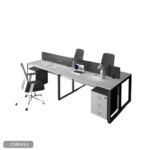 Spanish MDF wood workstation - CEM-014 - Image 2