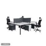 Spanish MDF wood workstation - CEM-024 - Image 2