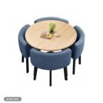 Dining table - 5 pieces of high quality beech wood - KYN-185 - Image 2