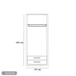 Spanish MDF Wooden Cabinet - MAD-044 - Image 2