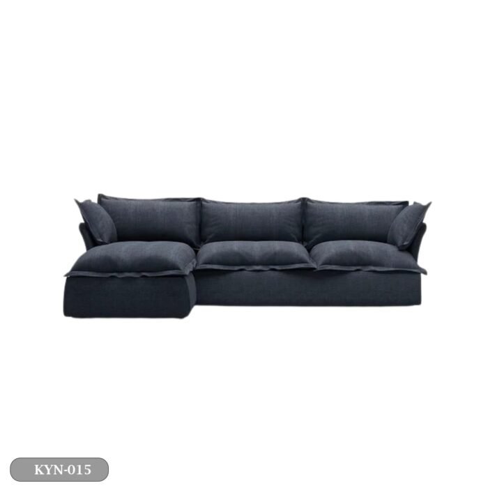 Beech wood corner with linen or velvet fabric - KYN-015 - Image 2