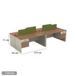 Spanish MDF wood workstation - CEM-005 - Image 3