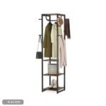 Wooden MDF and metal shoe rack - WAF-039 - Image 2