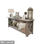 Swedish wood console - OHA-066 - Image 2