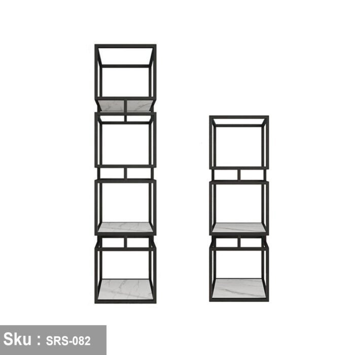 Steel and wood shelving unit - SRS-082 - Image 2