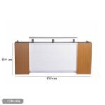 Reception desk - Reception Counter - Spanish MDF wood - CEM-104 - Image 3