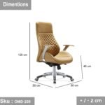 High quality director chair - leather - OMD-259 - Image 3