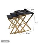 Stainless Steel Side Table - ORX-060 - Image 3