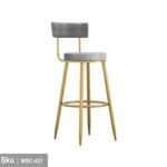Plush Fabric Bar Stool - MSC-437 - 50cmX103cm - Image 4