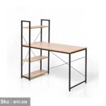 Melamine wood desk - MTC-029 - 120cmX120cm - Beige color - Image 3