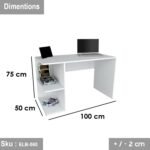 Ignaa desk 100 * 75 MDF wood, Spanish - Image 2